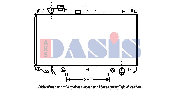 AKS DASIS radiatorius, variklio aušinimas 210108N